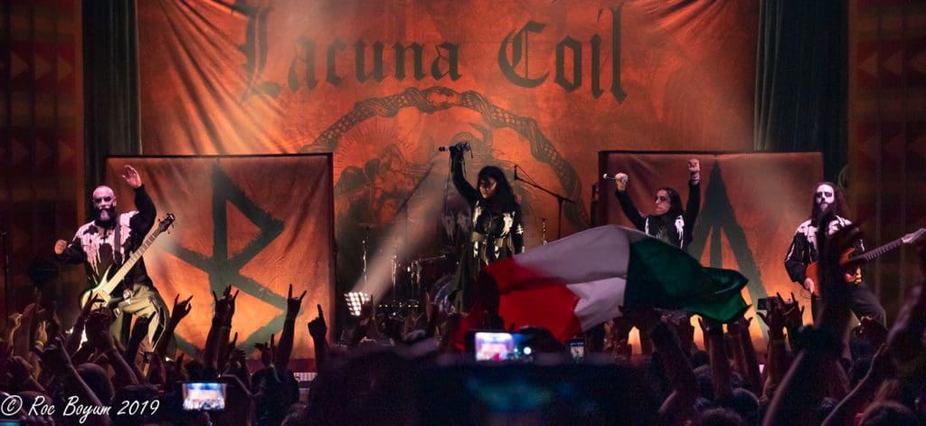 Lacuna Coil Live Regent Theater Los Angeles CA