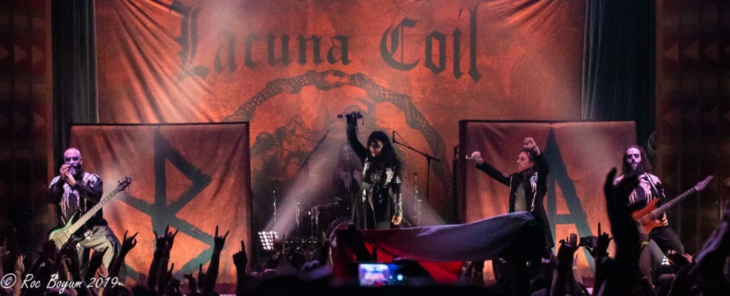 Lacuna Coil Live Regent Theater Los Angeles CA