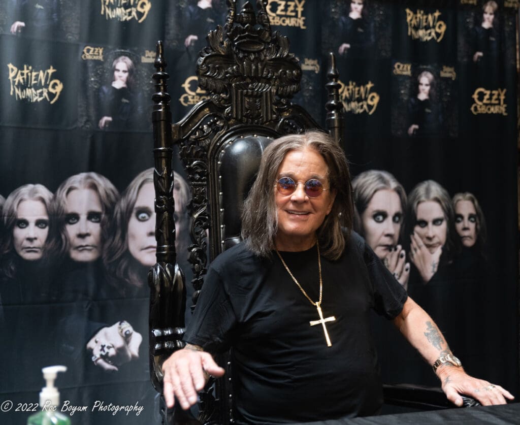 Ozzy Osbourne Patient Number Record Signing Long Beach CA