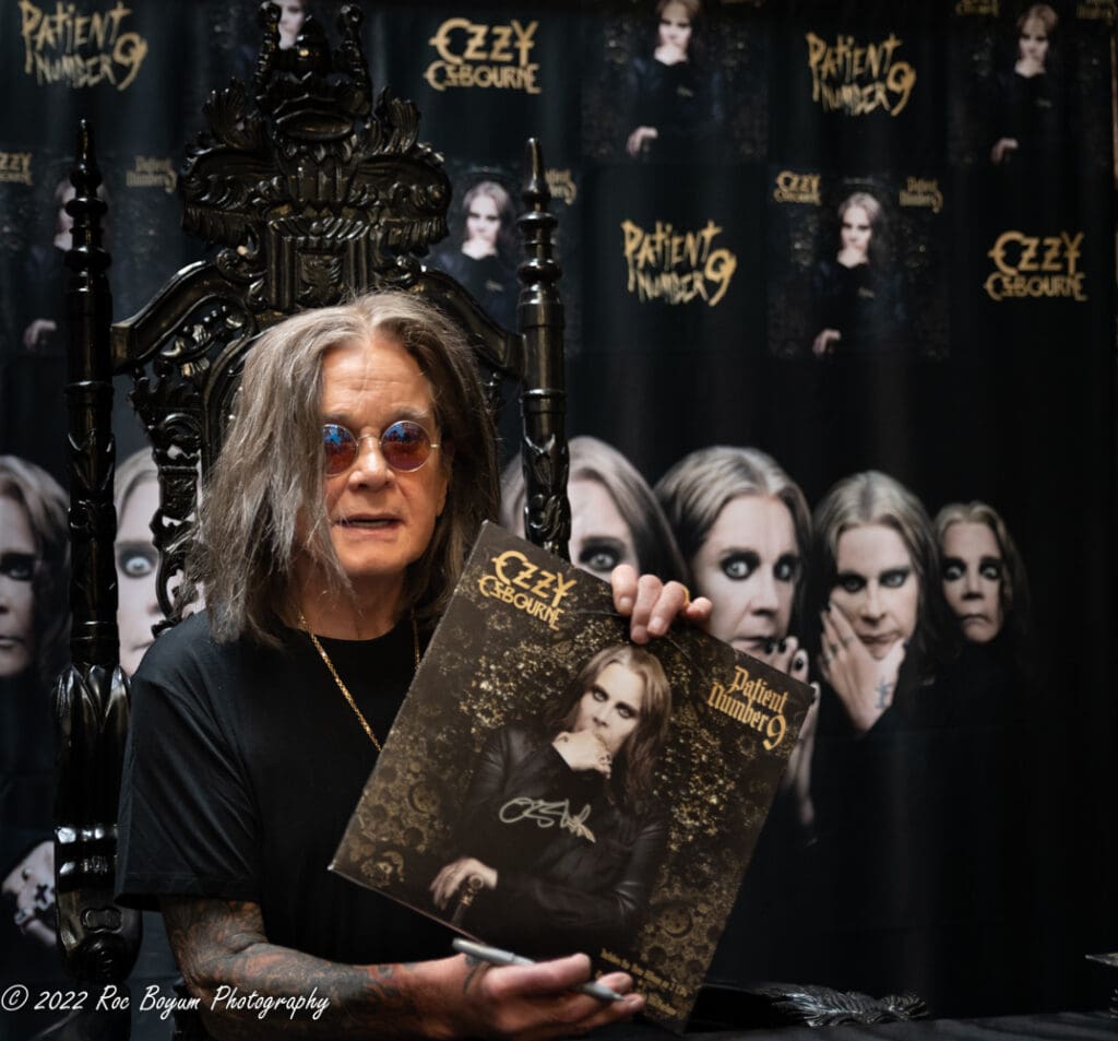 Ozzy Osbourne Patient Number Record Signing Long Beach CA