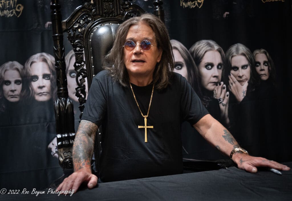 Ozzy Osbourne Patient Number Record Signing Long Beach CA