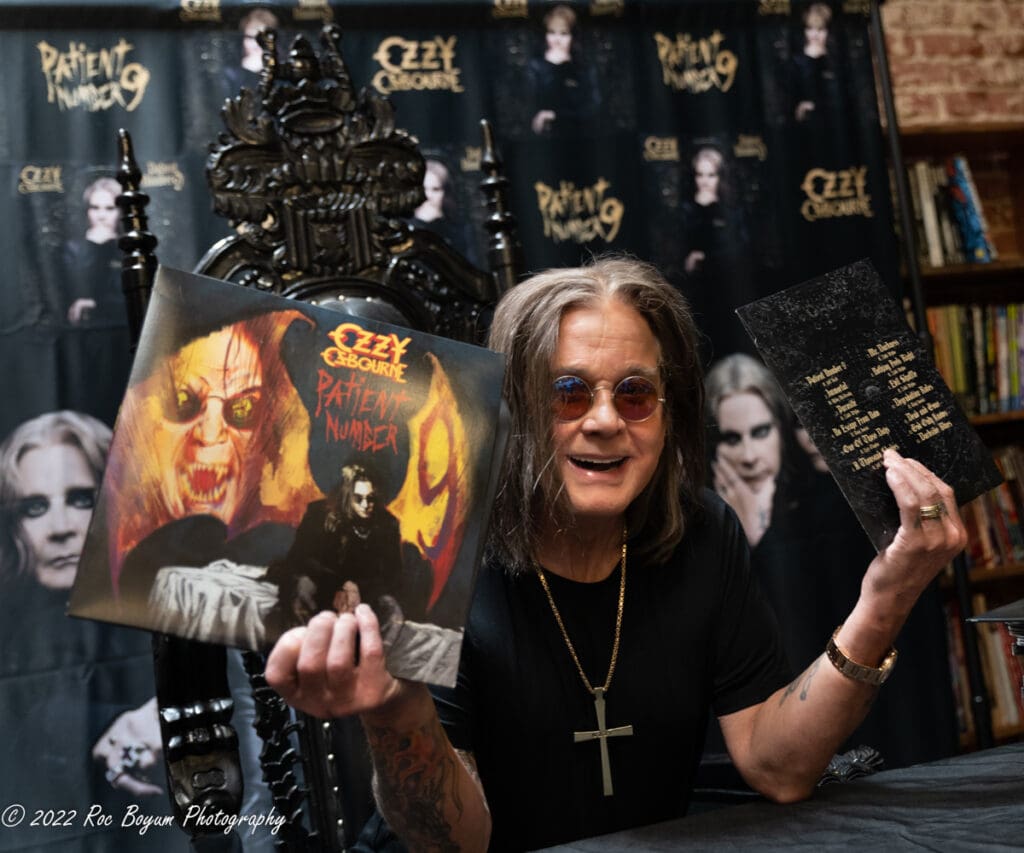 Ozzy Osbourne Patient Number Record Signing Long Beach CA